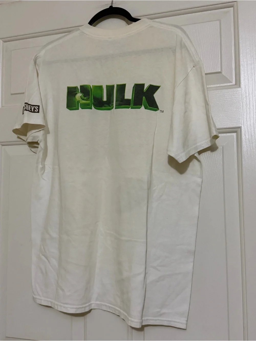 Vintage Marvel The Incredible Hulk x Hershey Collab Promo Tee T-Shirt Size Large